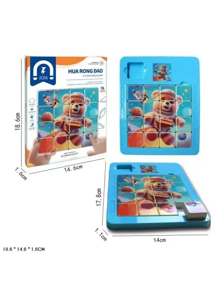 Китайская игрушка1 Логическая игрушка пятнашки в коробке, 1 шт