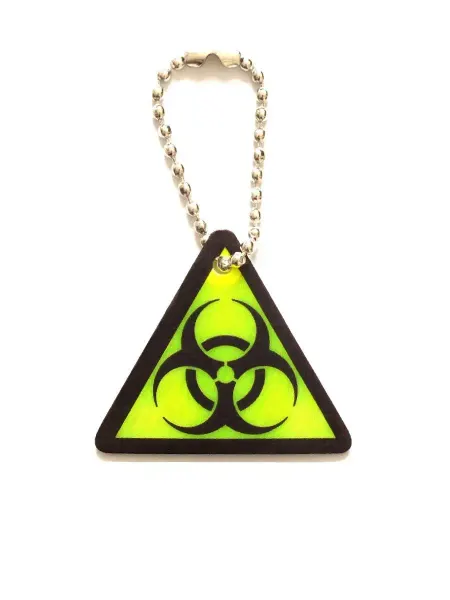 Шаг к безопасности Светоотражатель подвеска "Bio Hazard"