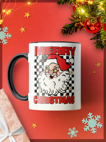 Каждому своё Новогодний Кружка Рождество Merry Christmas Дед Мороз Санта Клаус
