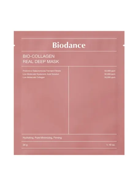 BIODANCE Bio-Collagen Mask — гидрогелевая маска с коллагеном для лифтинга и упругости