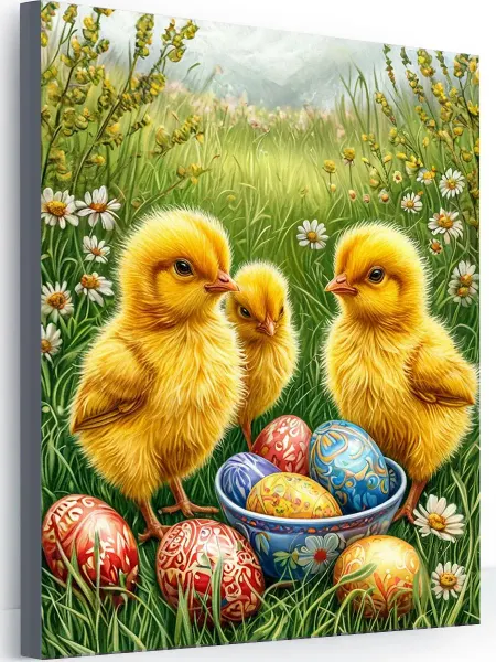 Art-Hobby-Market Картина на стену для интерьера утята 40x50