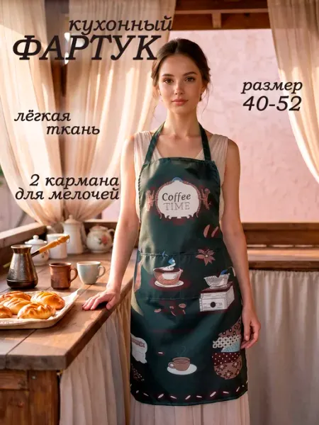 MAXtex Фартук кухонный женский