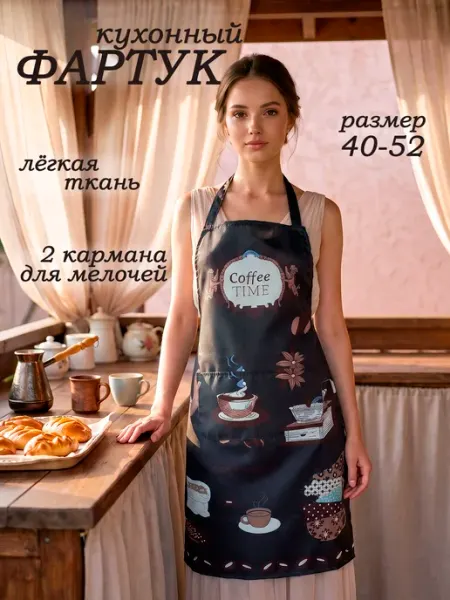 MAXtex Фартук кухонный женский