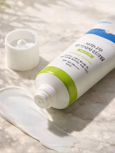 Round Lab Birch Juice SPF50 — увлажняющий защитный крем для лица sunscreen