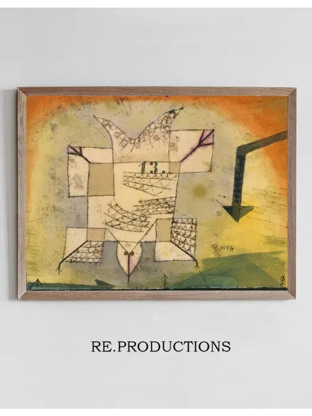 Re.productions Постер Falling Bird - Paul Klee