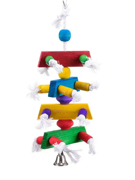 Happy bird Игрушка для птиц Цветная ёлочка