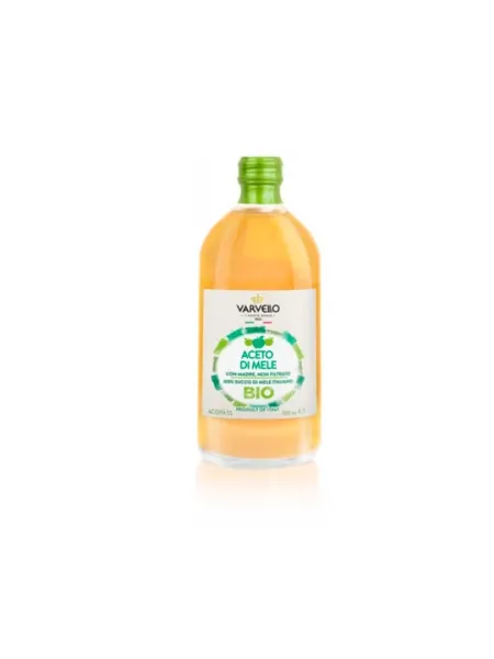 Яблочный уксус, нефильтрованный марка Varvello Organic 500ml - Соусы
