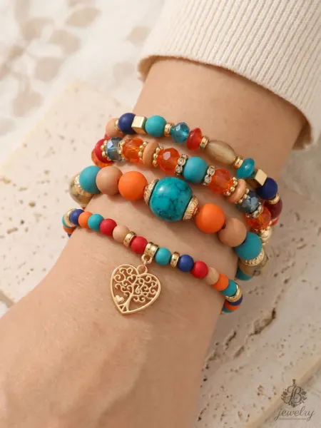 Jewelry бижутерия для женщин Браслет на руку бижутерия набор 4шт