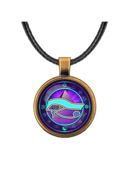 Runes&Gems Кулон-амулет со шнурком Глаз Гора