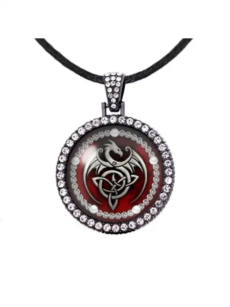 Runes&Gems Кулон-амулет на шею с подвеской Дракон