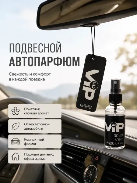 АНЮТИК Ароматизатор для авто с парфюмом‑спреем