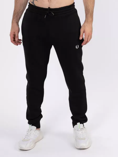 Fred Perry Брюки спортивные теплые зауженные штаны с начесом
