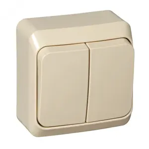 Systeme Electric Выключатель 2-клавишный скрытой установки 10А IP20
