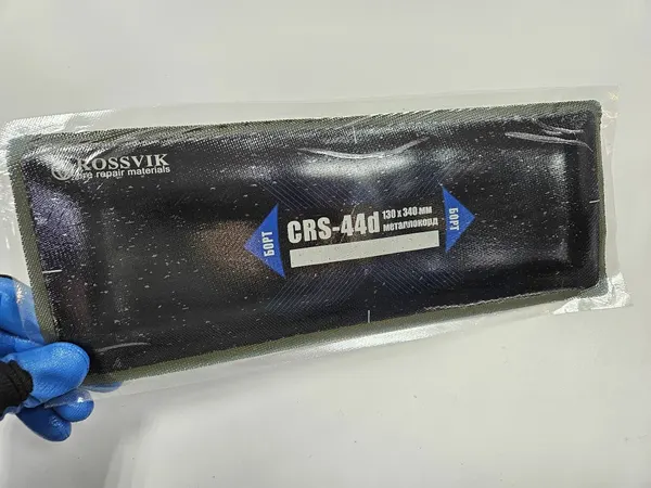 Пластырь радиальный кордовый 130Х340 для холодной вулканизации Rossvik