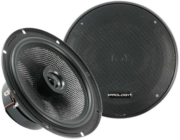 Колонки автомобильные Prology SL-165, 16,5 см, коаксиальные двухполосные, 2 шт.