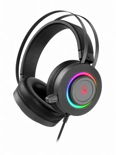 Игровая гарнитура Bloody G521S RGB с микрофоном, USB наушники для ПК и ноутбука