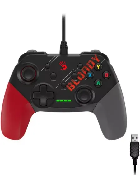 BLOODY Проводной геймпад GP30 Sports USB виброотдача