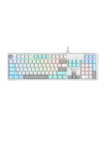 BLOODY Игровая механическая клавиатура S525N ICY WHITE