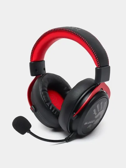 Bloody MR590 Red беспроводной игровой наушник с RGB подсветкой