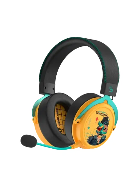 BLOODY Игровые беспроводные наушники MR595 Sunset Renegade