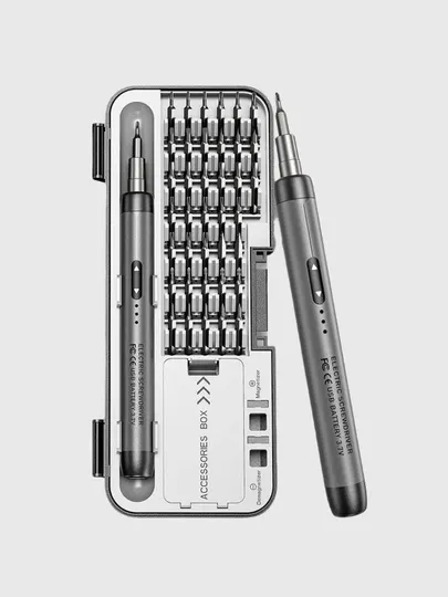 Электрический шуруповерт с USB зарядкой, многобитовый портативный ремонтный инструмент - Электроинструменты