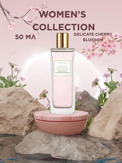 Туалетная вода "Women's Collection Delicate Cherry Blossom", для женщин, 50мл