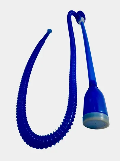 Сифон Синий для аквариума BlueClean удобная очистка грунта и подмена воды Скребок