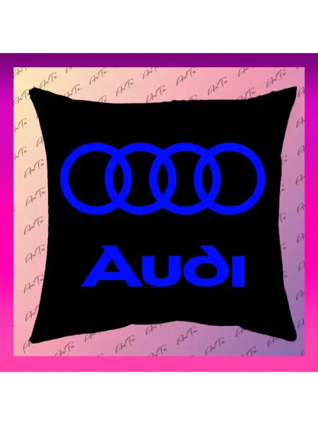 АнТа-креативные подарки Подушка автомобильная с логотипом автомобиля AUDI (ауди)