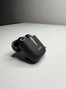 Наушники беспроводные с микрофоном, Bluetooth, черный матовый, черно-серый