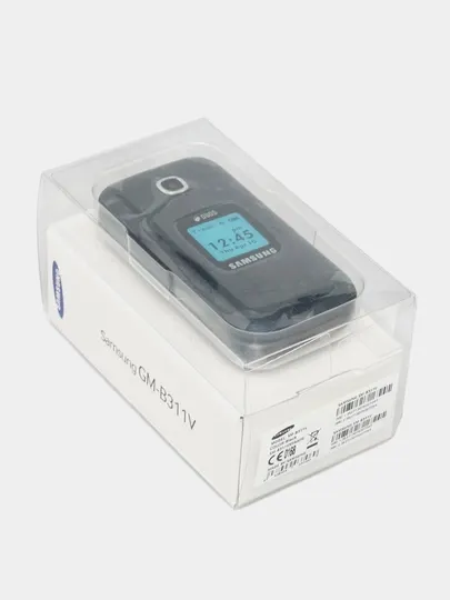 Телефон Samsung GM-B311V, раскладушка, камера 1.3 Мп, 2G 2 симкарта - Кнопочные телефоны