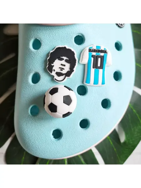 Fun_Jibz Джибитсы футбол Марадона мяч 3-д на Crocs