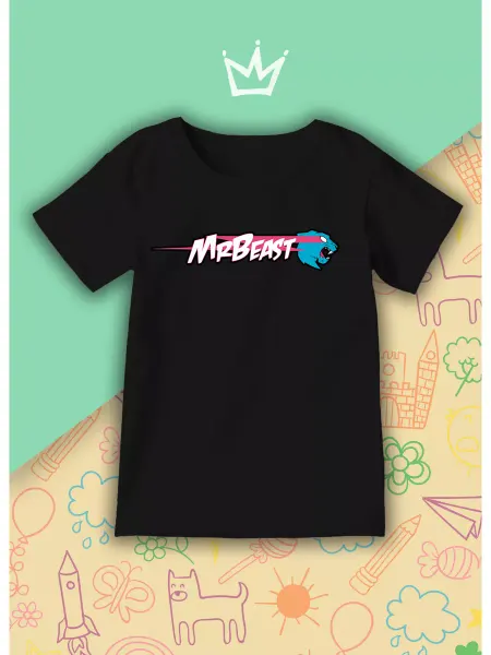 Каждому Своё Bloggers Детская Футболка Мистер Бист Блогер MrBeast YouTube Мерч
