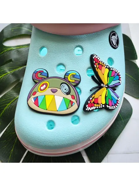 Fun_Jibz Джибитсы бабочка мишка для crocs животные