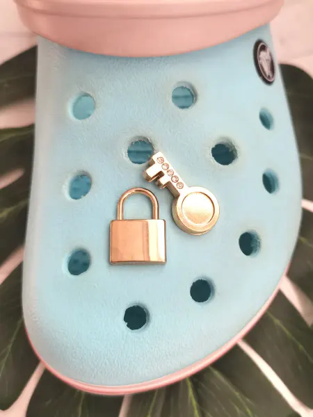 Fun_Jibz Джибитсы металлические для crocs ключ замок