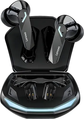 Lenovo Наушники беспроводные с микрофоном Lenovo GM3, Bluetooth, USB Type-C, черный