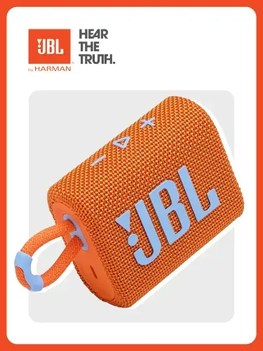 Беспроводная Bluetooth колонка JBL GO3, оранжевый