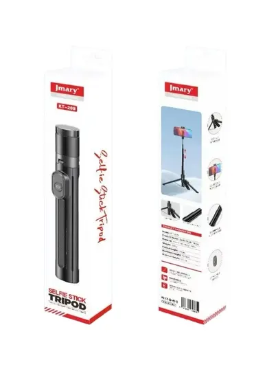 Jmary KT-209 Selfie Stick Tripod — компактный селфи штатив с Bluetooth пультом