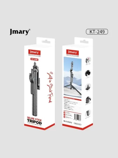 Jmary KT-249 Selfie Stick Tripod — профессиональный селфи штатив с Bluetooth пультом
