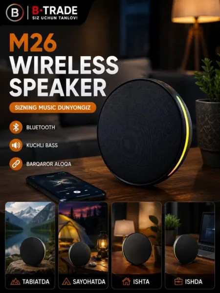 SONBOX M26 Mini - компактная портативная Bluetooth колонка