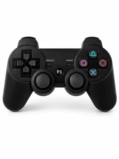 Беспроводной геймпад для PS3 Bluetooth джойстик с вибрацией и аккумулятором