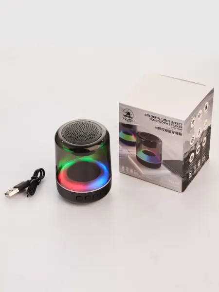 Колонки Bluetooth с RGB подсветкой, беспроводные, с высокой громкостью, заряжаемая usb