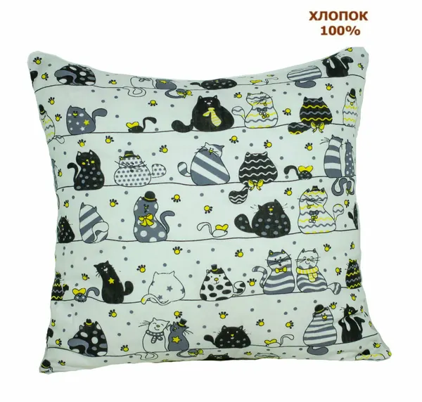 Наволочка Королевство сна и отдыха, 40x40 см, хлопок 100%, 1 шт
