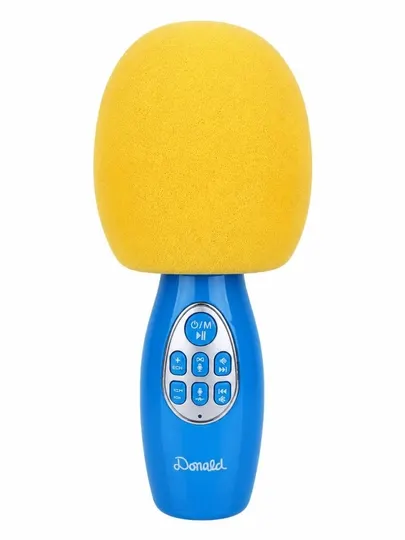 Детский беспроводной Bluetooth-микрофон Donald Duck с караоке и встроенной колонкой