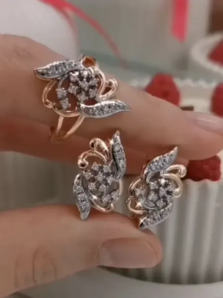 DIAMOND COLLECTION Комплект Бижутерий женский