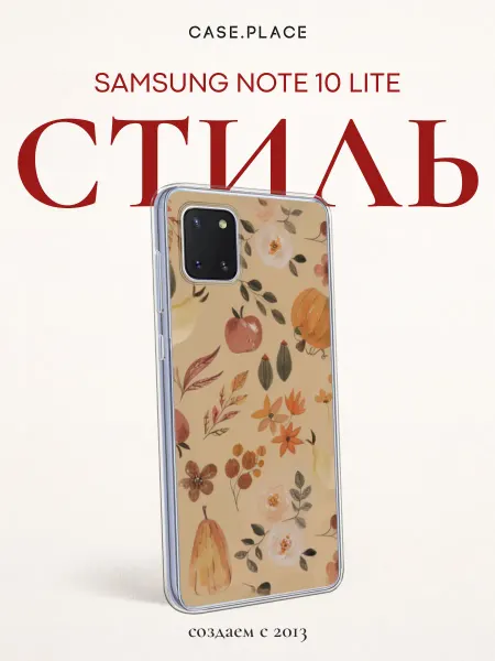 Samsung Чехол на Note 10 Lite осенний