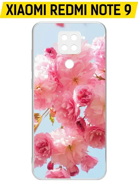 Krutoff Силиконовый чехол бампер накладка для Xiaomi Redmi Note 9 Ся…