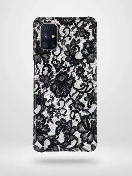 Espire Чехол женский на Samsung M51 y2k кружева