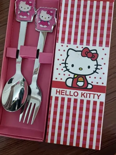 Детский кухонный набор приборов "HELLO KITTY", "SPANGE BOB", DORAEMON"
