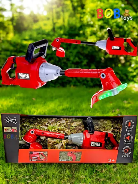 BOB toys Игрушка триммер для травы газонокосилка детская