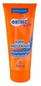 FLORESAN фитнес BODY крем массажный антицеллюлитный дренажный 200МЛ